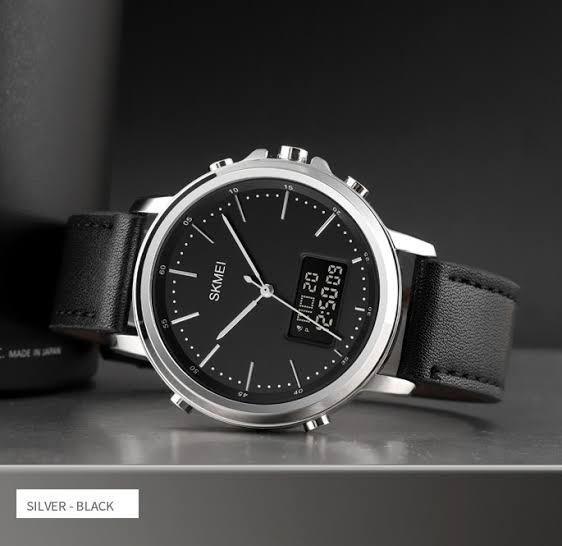 Skmei – 1652 (Strap) – Multifunctional Waterproof – Silver White