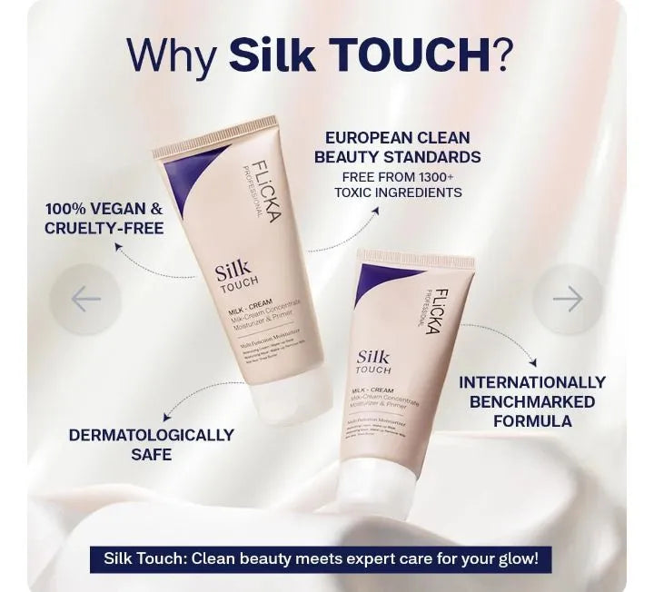 Flicka Silk Touch Concentrate | 3-in-1 | Primer, Moisturizer & Sunscreen