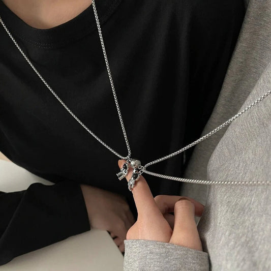 Astronaut Couple Necklace